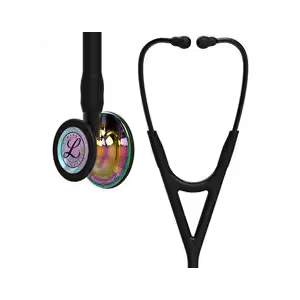 3M™ Littmann® Cardiology IV™ Stethoscope Black Rainbow 69cm - Each