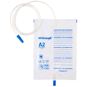 Urimaax Sterile Drainage Bag B Drain Push Pull A2 - 2000mL