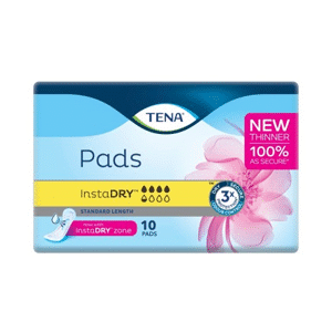 TENA Pads InstaDRY Standard Length Heavy Maximum Comfort