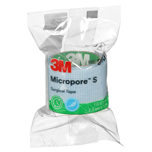 3M™ Micropore™ S Surgical Tape 25mm x 1.37m - Pkt/100