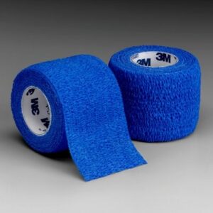Coban Self-Adherent Wrap Blue 75mm x 2m