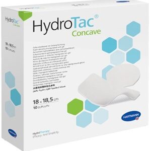 HydroTac® Concave Heel Non Border Dressing, 18.5x18.5cm – Box/10