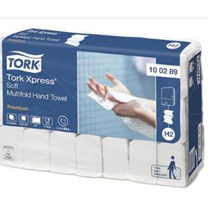 Tork Xpress Soft Multifold Hand Towel 25.5 x 21cm - Ctn/21