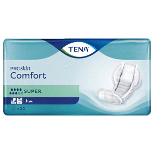 TENA® Comfort Super Incontinence Pad Absorbency Level 7 - Ctn/4