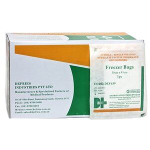 Freezer Bags Sterile 30cm x 45cm - Ctn/100
