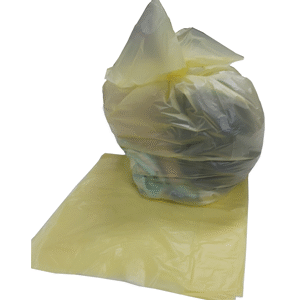 Water Soluble Seam Laundry Bag, Yellow 72x99cm - Ctn/200