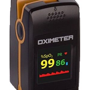 Finger Pulse Oximeter with Paediatric Probe