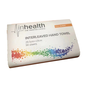 Interleaved Hand Towel Slimline, inhealth™ 29.5cm x 19cm