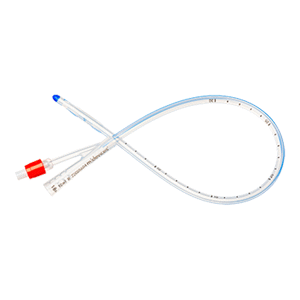 2 Way Foley Catheter 18FR Standard Tip 45cm, 30mL Balloon Red