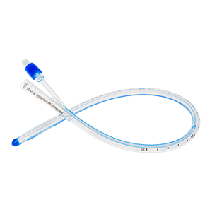2 Way Foley Catheter 24FR Standard Tip 45cm with 30mL Balloon Blue