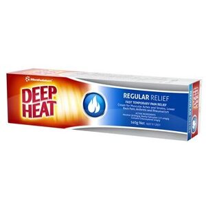 Deep Heat Regular Relief Non-Greasy Heat Rub Cream 140g – Each