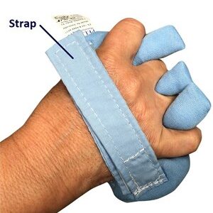 HAND CONTRACTION FULL-PADDED W/ STRAP - Pair/2