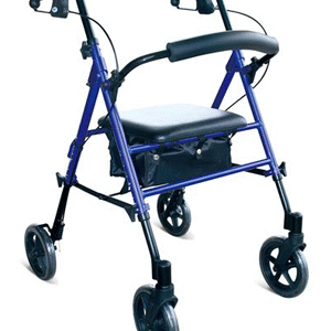 Days Rollator Boxed Standard Walker Blue with Brake System