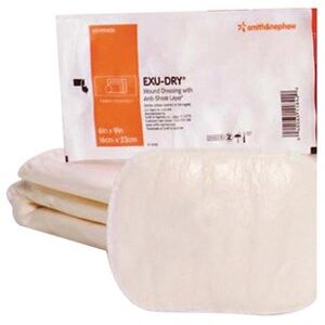 Exu-Dry Full Anti Sheer Absorbent Dressing, 15cm x 22.5cm – Box/12