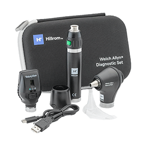 Welch Allyn 3.5V Portable Diagnostic Set, Coaxial LED Hard Case