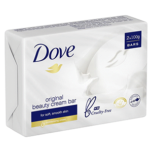 Dove original beauty cream bar 2 x 100g